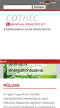 Mobile Screenshot of cothec.hu